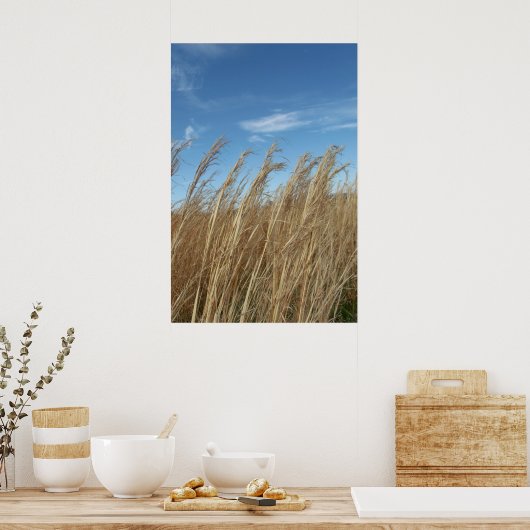 Wielgras Poster (Keuken)