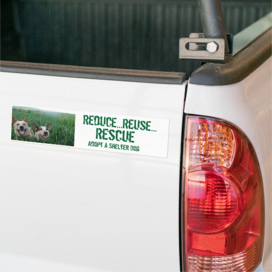 Wielhonden Bumpersticker (Op Truck)