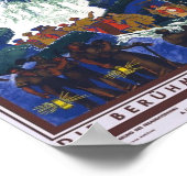 Wieliczka Polen/Polen Travel Salt Mine Art Poster (Hoek)