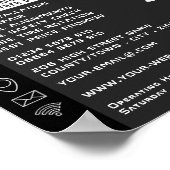 Wielontwerp, Logo, speciale winkel voor banden Poster (Hoek)