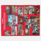 Wieloszynski familiedeken fleece deken (Voorkant (Horizontaal))