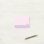 Wielpatroon aangepaste tekst wielrennen post-it® notes (Op bureau)