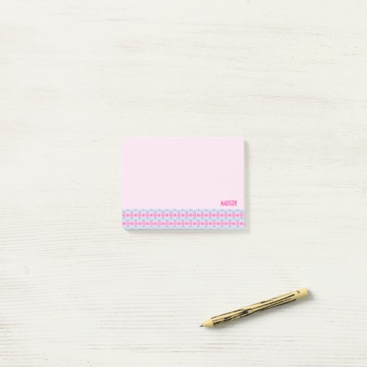 Wielpatroon aangepaste tekst wielrennen post-it® notes (Op bureau)