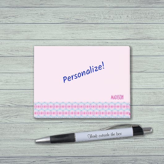 Wielpatroon aangepaste tekst wielrennen post-it® notes