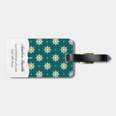 wielpatroon bagagelabel (Achterkant horizontaal)