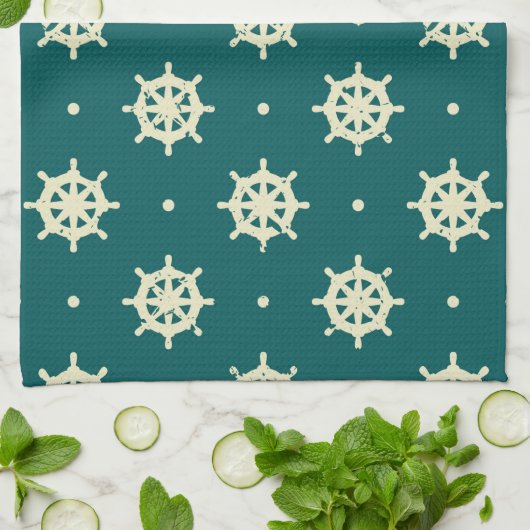  wielpatroon theedoek (Gevouwen)