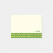 Wielpatroonverfkleuren aangepaste tekst post-it® notes (Voorkant)