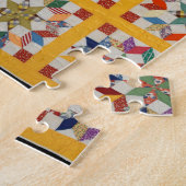 Wielquilt van de timmerman legpuzzel (Zijkant)