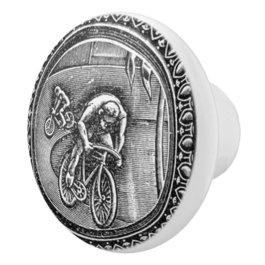  wielrennen keramische knop (Rechts)