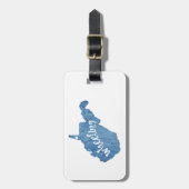 Wielrennen West Virginia Wood Grain Bagagelabel (Voorkant verticaal)