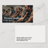wielrenner | fitness-instructeur | sportschool visitekaartje (Voorkant / Achterkant)