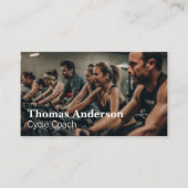 wielrenner | fitness-instructeur | sportschool visitekaartje (Voorkant)