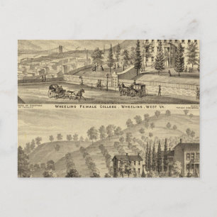 Wielscollege, wielrennen briefkaart