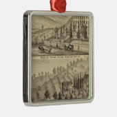 Wielscollege, wielrennen metalen ornament (Rechts)