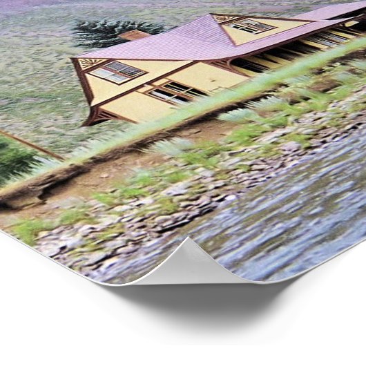 wielslipdruk poster (Hoek)