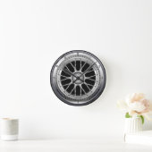 Wielstalen wrijfkast ronde klok (Huis)