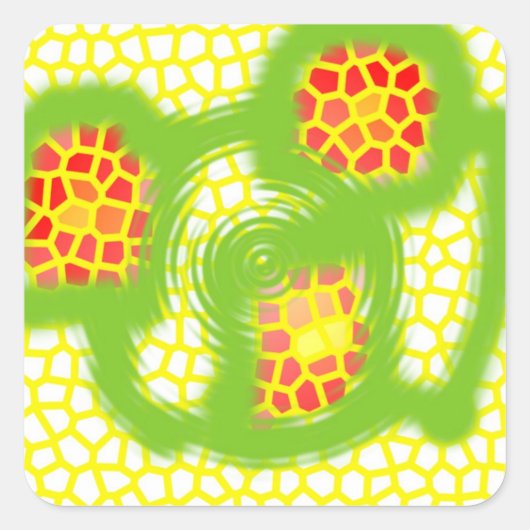 Wielstickers Vierkante Sticker (Voorkant)