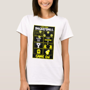 Wielstoel Basketball-spelers T-shirt