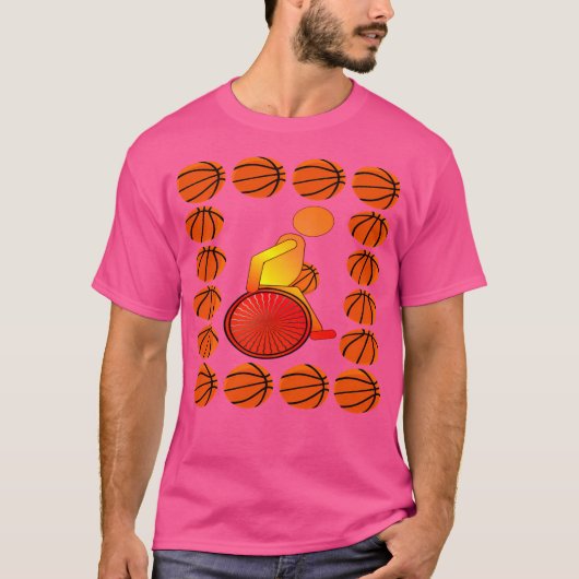 Wielstoel Basketball T-shirt (Voorkant)