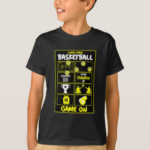 Wielstoel Basketbalspelers T-shirt