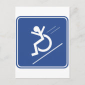 Wielstoel. Briefkaart (Voorkant)