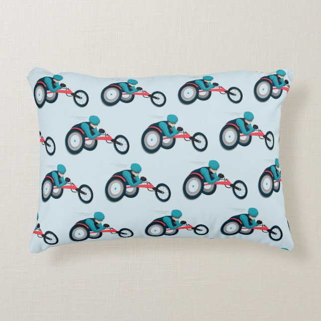 Wielstoel Racen Accent Kussen (Voorkant)
