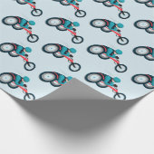 Wielstoel Racen Cadeaupapier (Hoek)