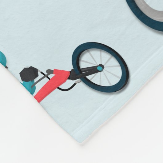 Wielstoel Racen Fleece Deken (Hoek)
