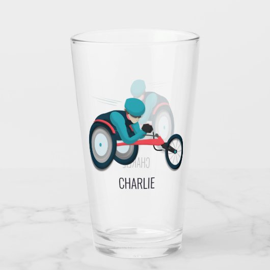 Wielstoel Racen Glas (Achterkant)