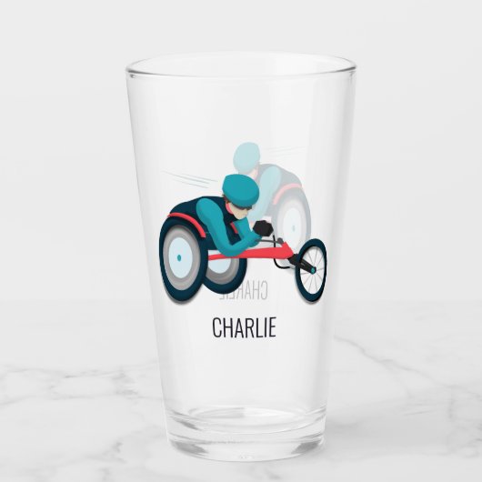 Wielstoel Racen Glas (Voorkant)