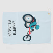 Wielstoel Racen Golfhanddoek (Horizontaal)