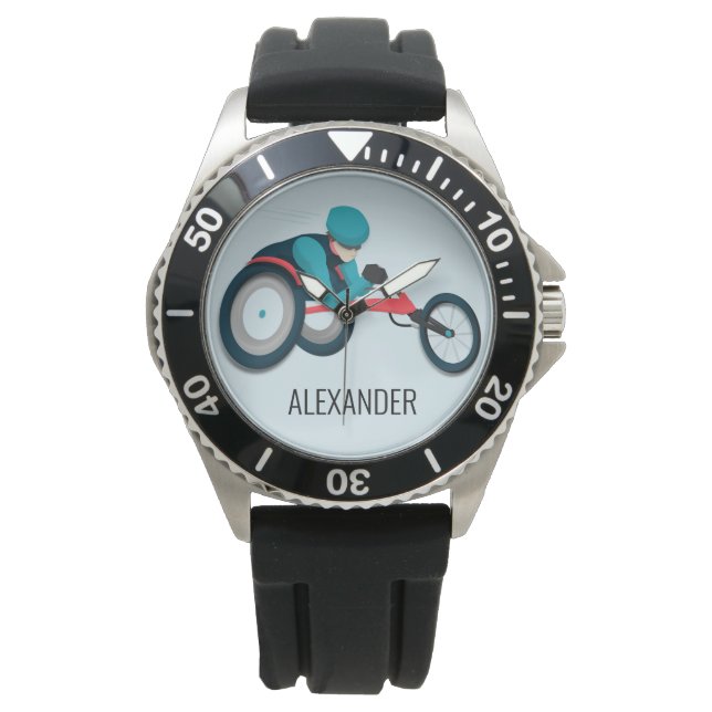 Wielstoel Racen Horloge (Voorkant)
