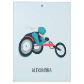 Wielstoel Racen Klembord (Achterkant)