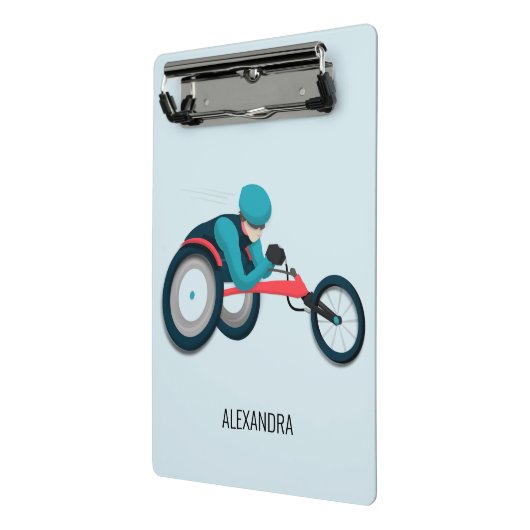 Wielstoel Racen Mini Klembord (Angled2)