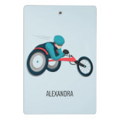 Wielstoel Racen Mini Klembord (Achterkant)