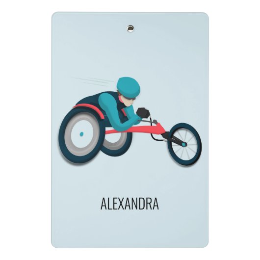 Wielstoel Racen Mini Klembord (Achterkant)