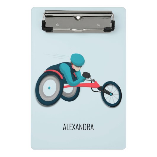 Wielstoel Racen Mini Klembord (Voorkant)