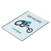 Wielstoel Racen Notitieboek (Linkerzijde)