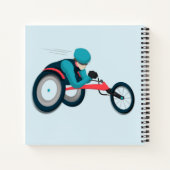 Wielstoel Racen Notitieboek (Achterkant)