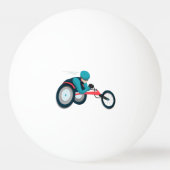 Wielstoel Racen Pingpongbal (Achterkant)
