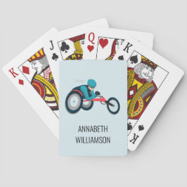Wielstoel Racen Pokerkaarten