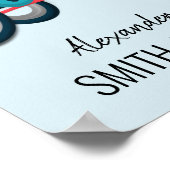 Wielstoel Racen Poster (Hoek)