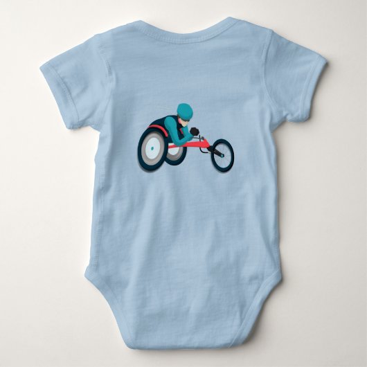 Wielstoel Racen Romper (Achterkant)