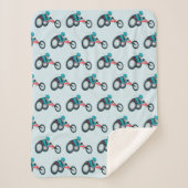 Wielstoel Racen Sherpa Deken (Voorkant)