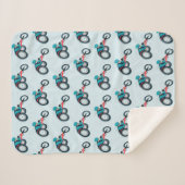 Wielstoel Racen Sherpa Deken (Voorkant (horizontaal))