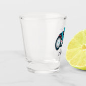 Wielstoel Racen Shot Glas (Links)
