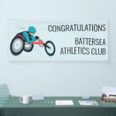 Wielstoel Racen Spandoek (Beurs)