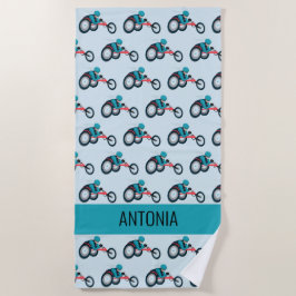 Wielstoel Racen Strandlaken