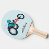 Wielstoel Racen Tafeltennisbatje (Zijkant)