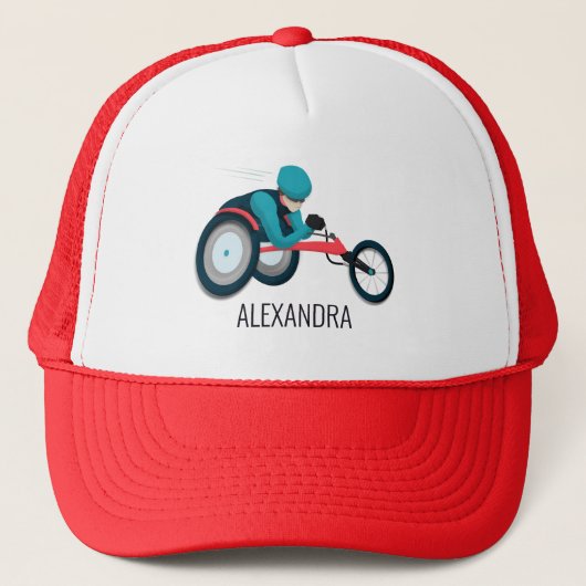 Wielstoel Racen Trucker Pet (Voorkant)